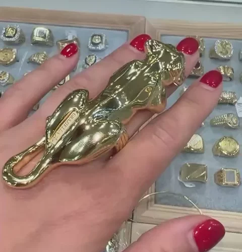 Bague lion
