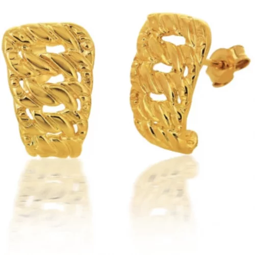 Boucle oreille americaine or 18 carats - 690 e