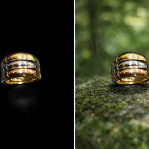 Bagues elegance 3 ors 18 kt- 1190 e