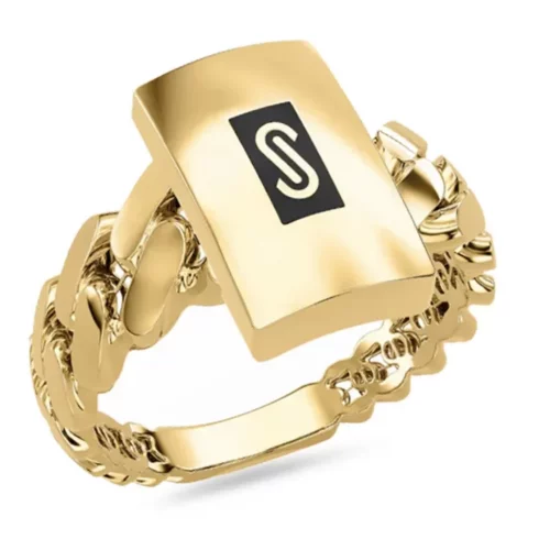 Bague Monaco Chain Classic, 18 k - 750 e