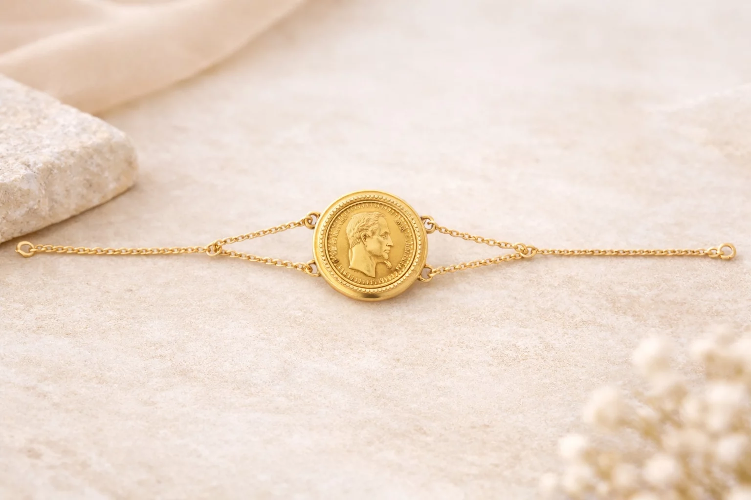 bracelet porte piece napoleon