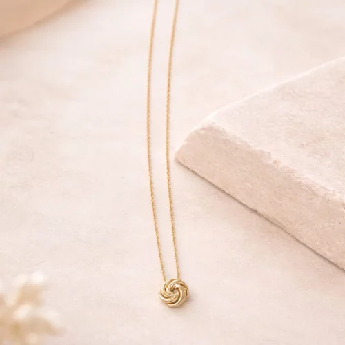 Collier Nœud d’Amour Algérien – Or 18 Carats- 490 e