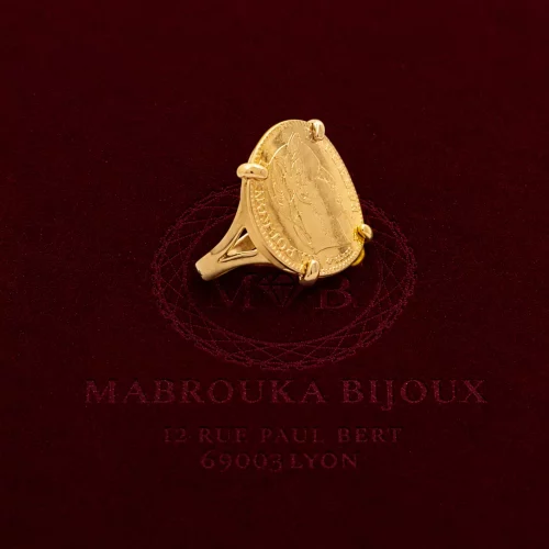 Bague Porte Pièce Napoléon 10 Francs