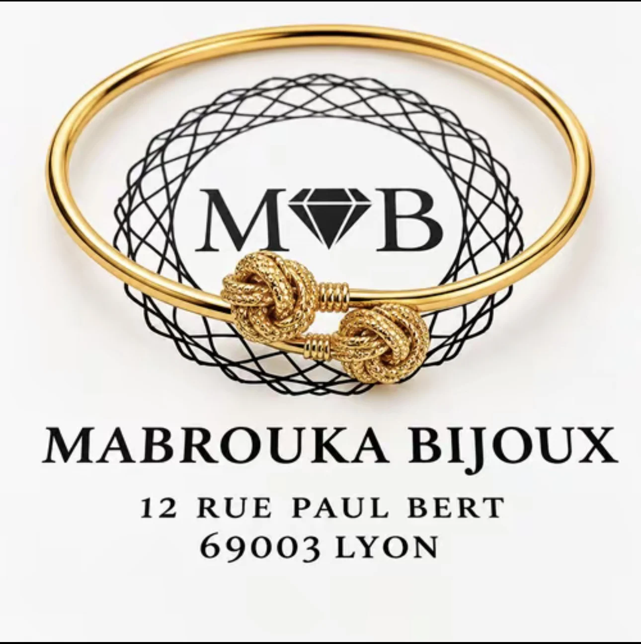 IMG_6054.webp Bracelet Tita Nœud d’Amour en or jaune 18 carats, 5,07 g, fond blanc Mabrouka Bijoux